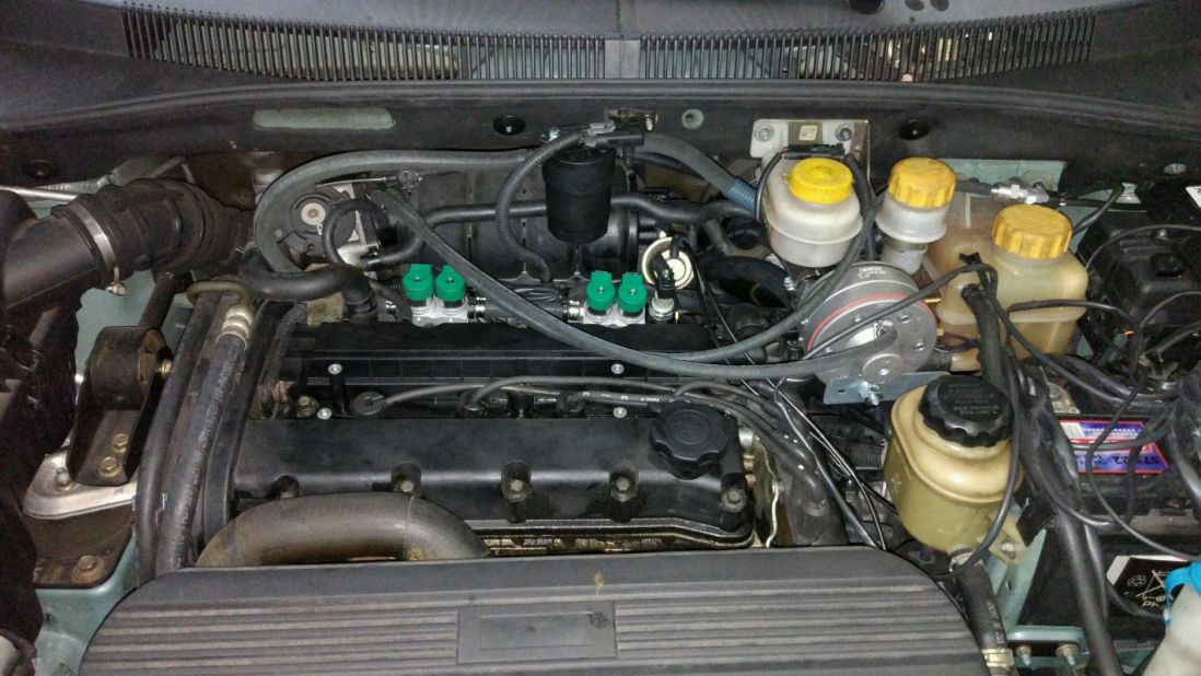 Transformación a GLP de Chevrolet Tacuma