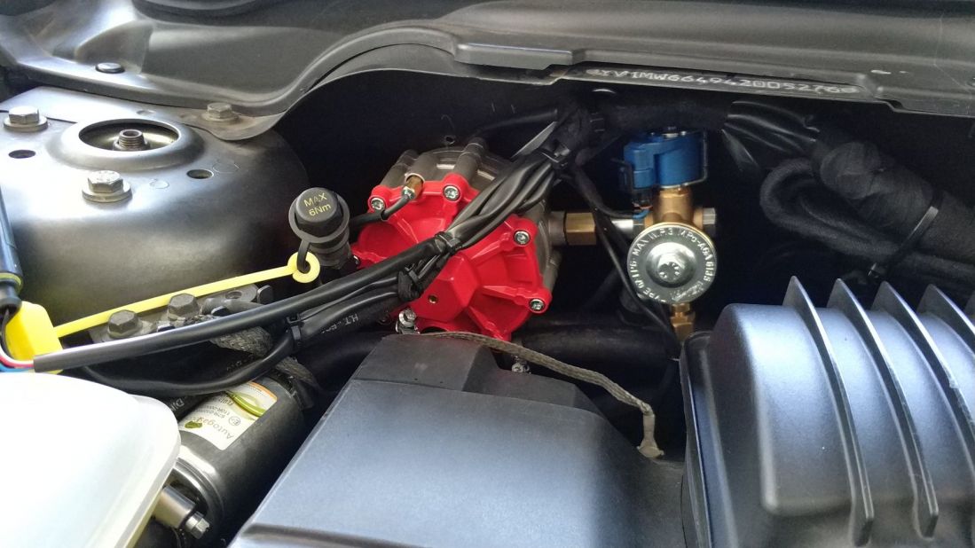 Transformacion a GLP autogás de Volvo V50