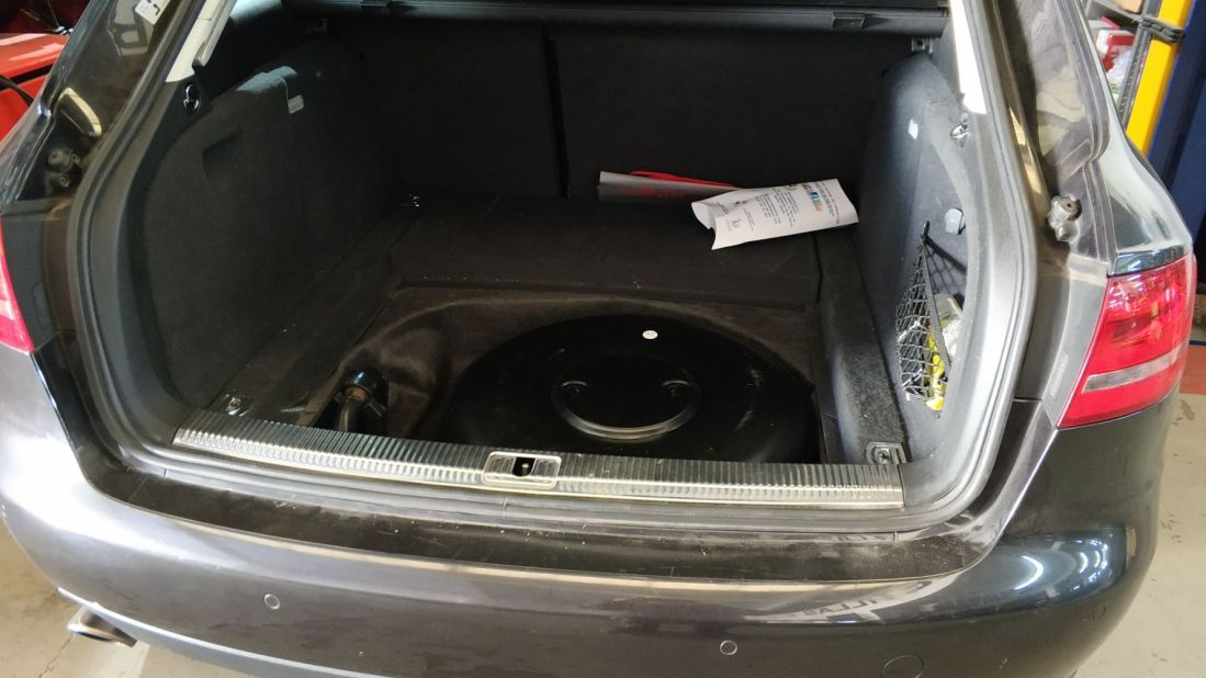 Instalación de equipo GLP en Audi A4 2.0TFSI