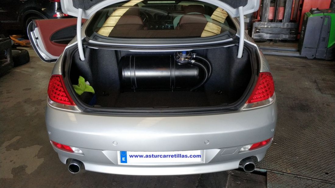 Transformación a GLP de BMW 630i