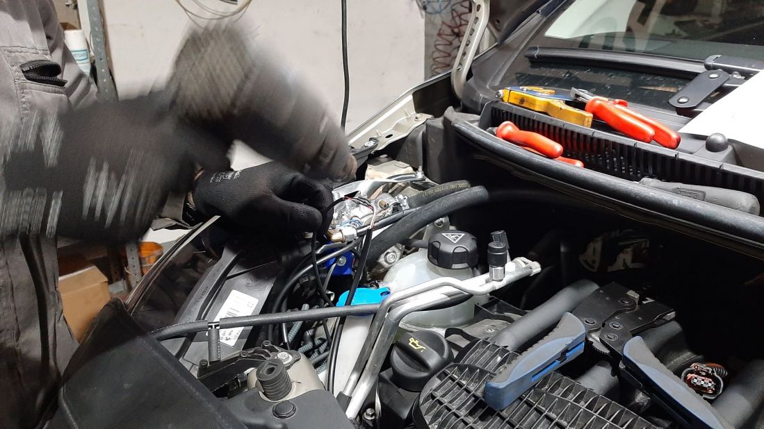 Instalación de GLP a Peugeot 108 Tricilíndrico