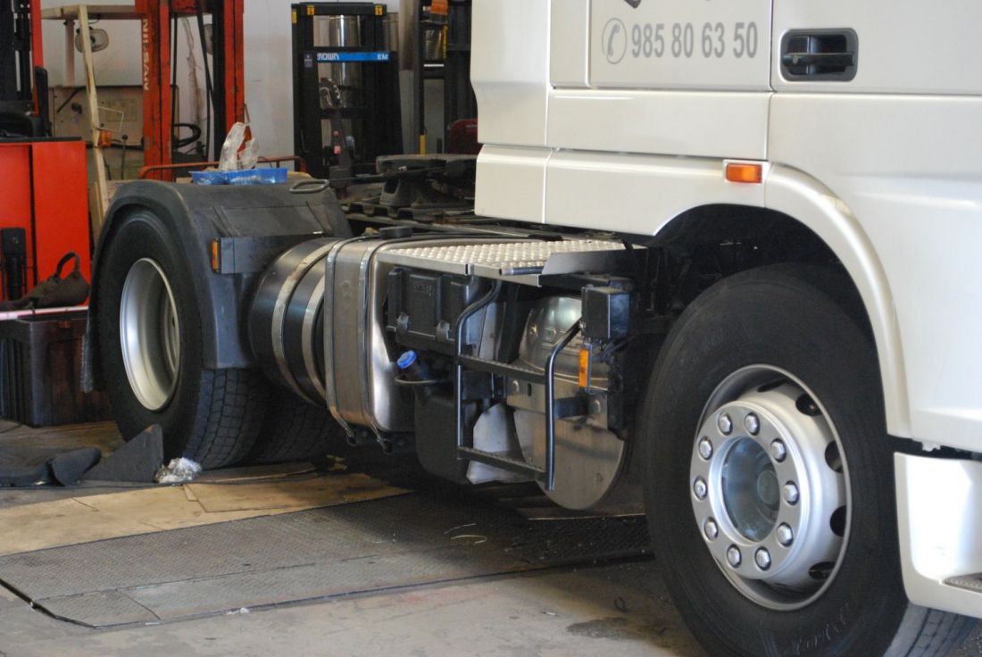 Camión DAF con GLP terminado