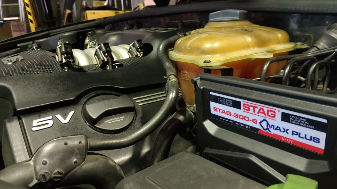 Conversión a GLP de Audi A6 2.4 V6 (autogás)